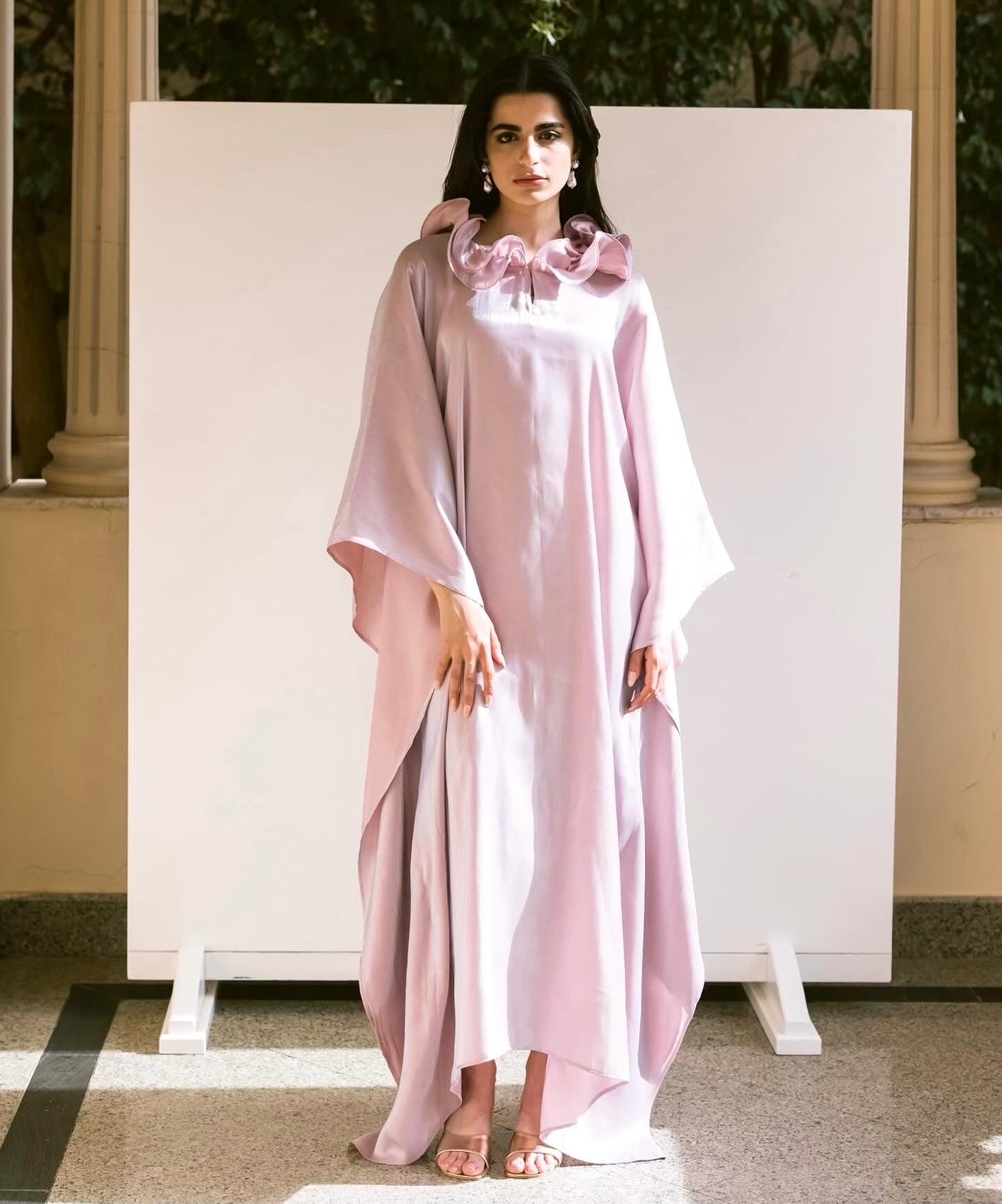 Breezy Kaftan with Ruffle Detail