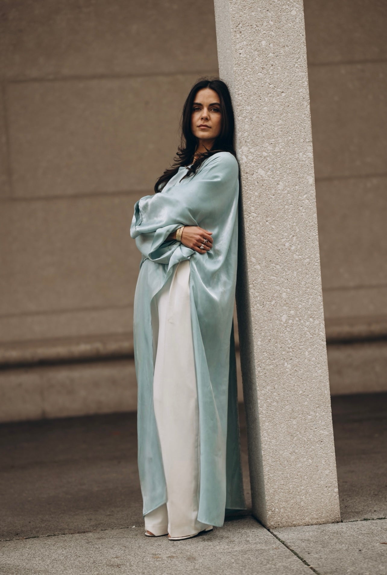 High-Low Draped Top