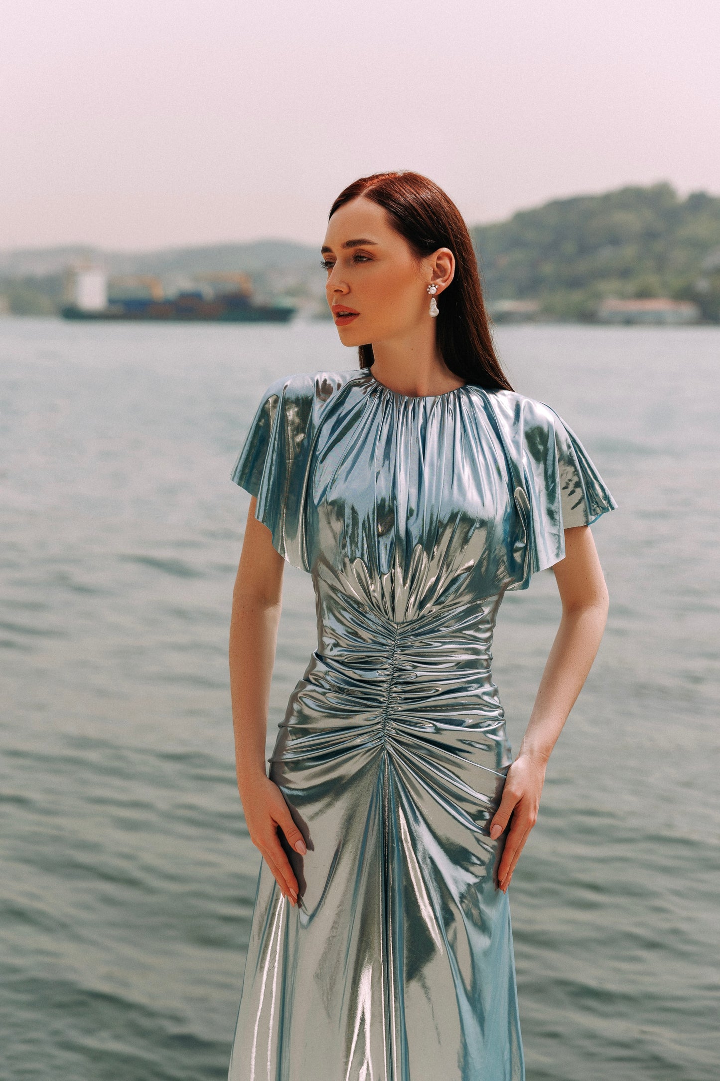 Shimmering Maxi Dress