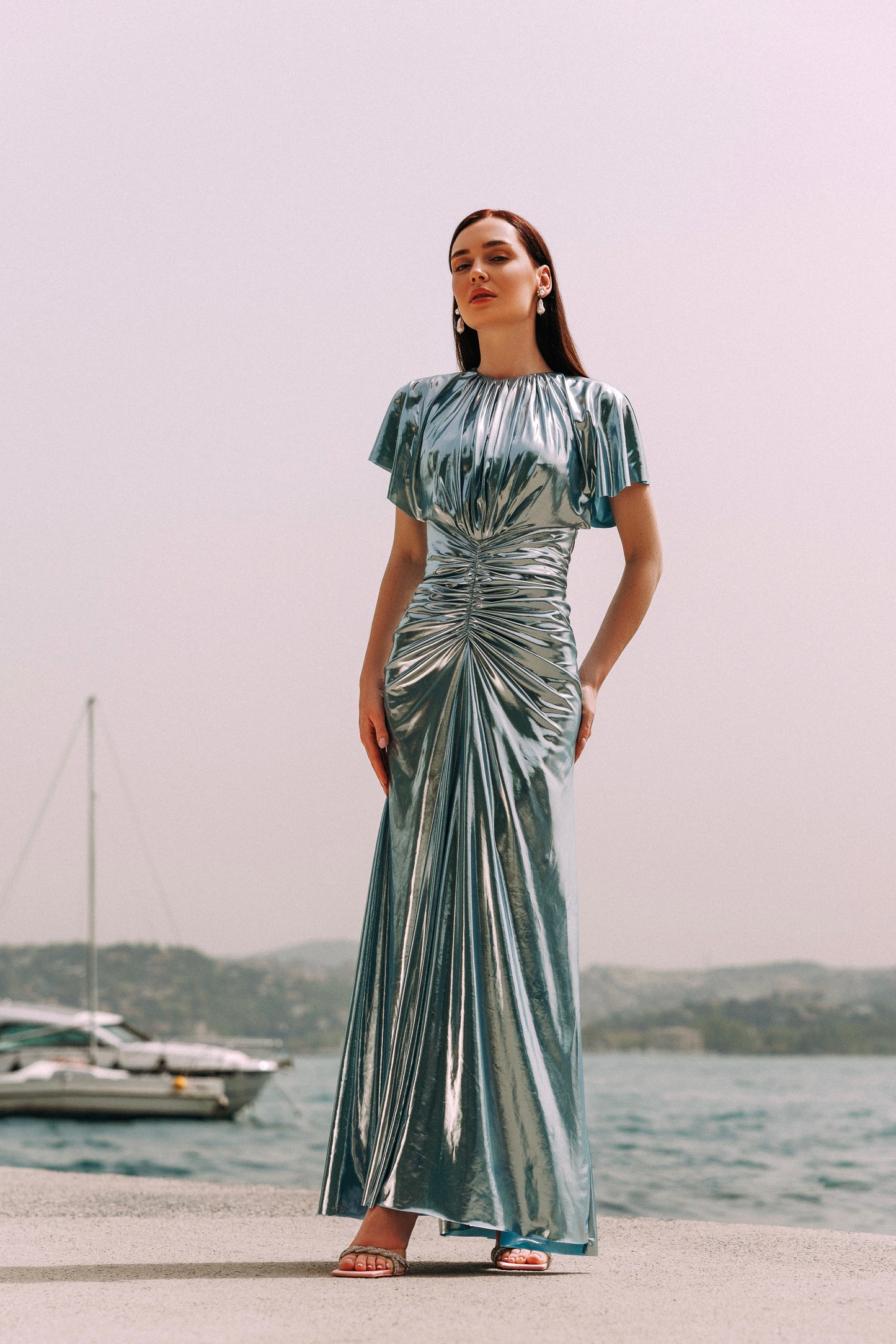 Shimmering Maxi Dress