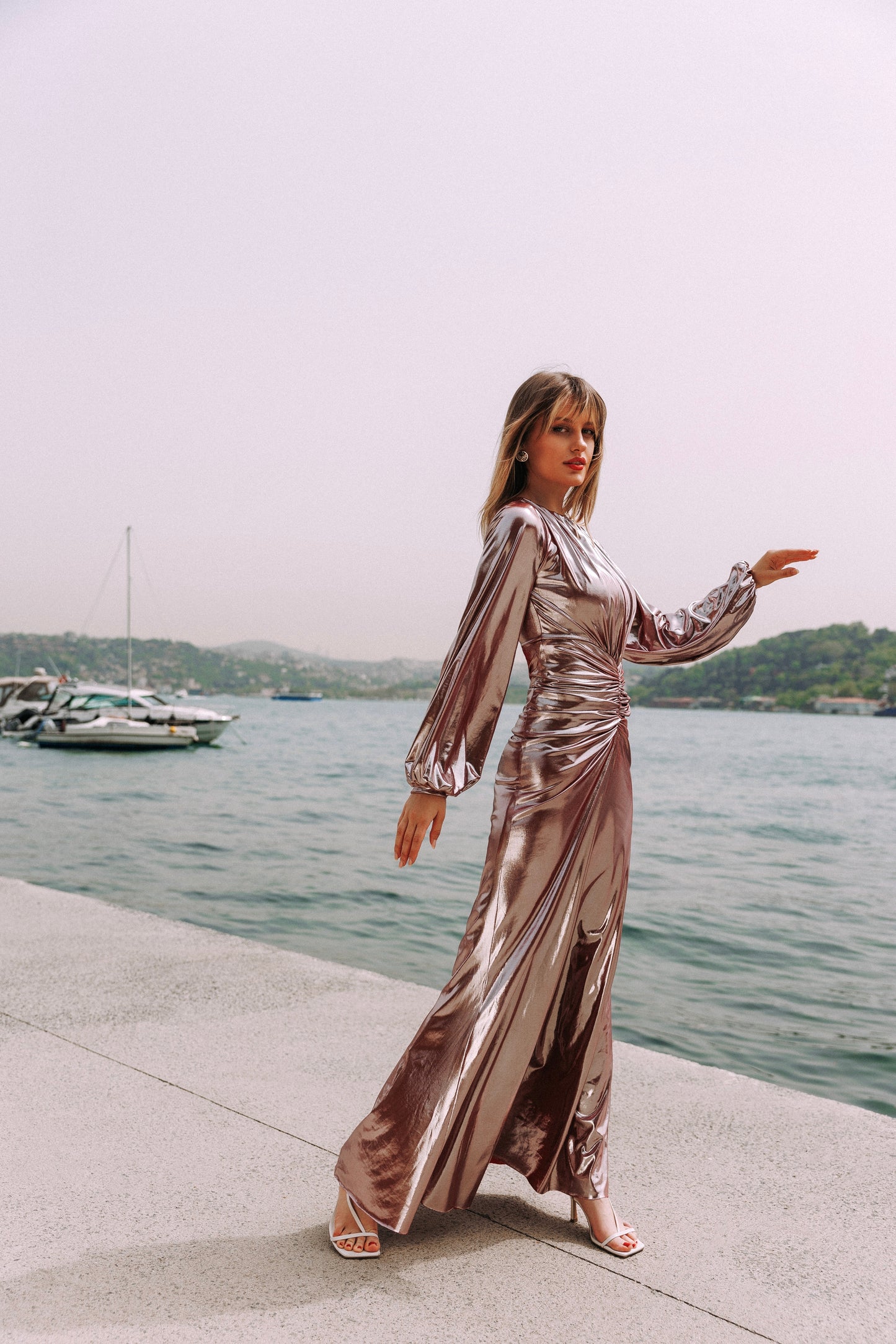 Shimmering Maxi Dress