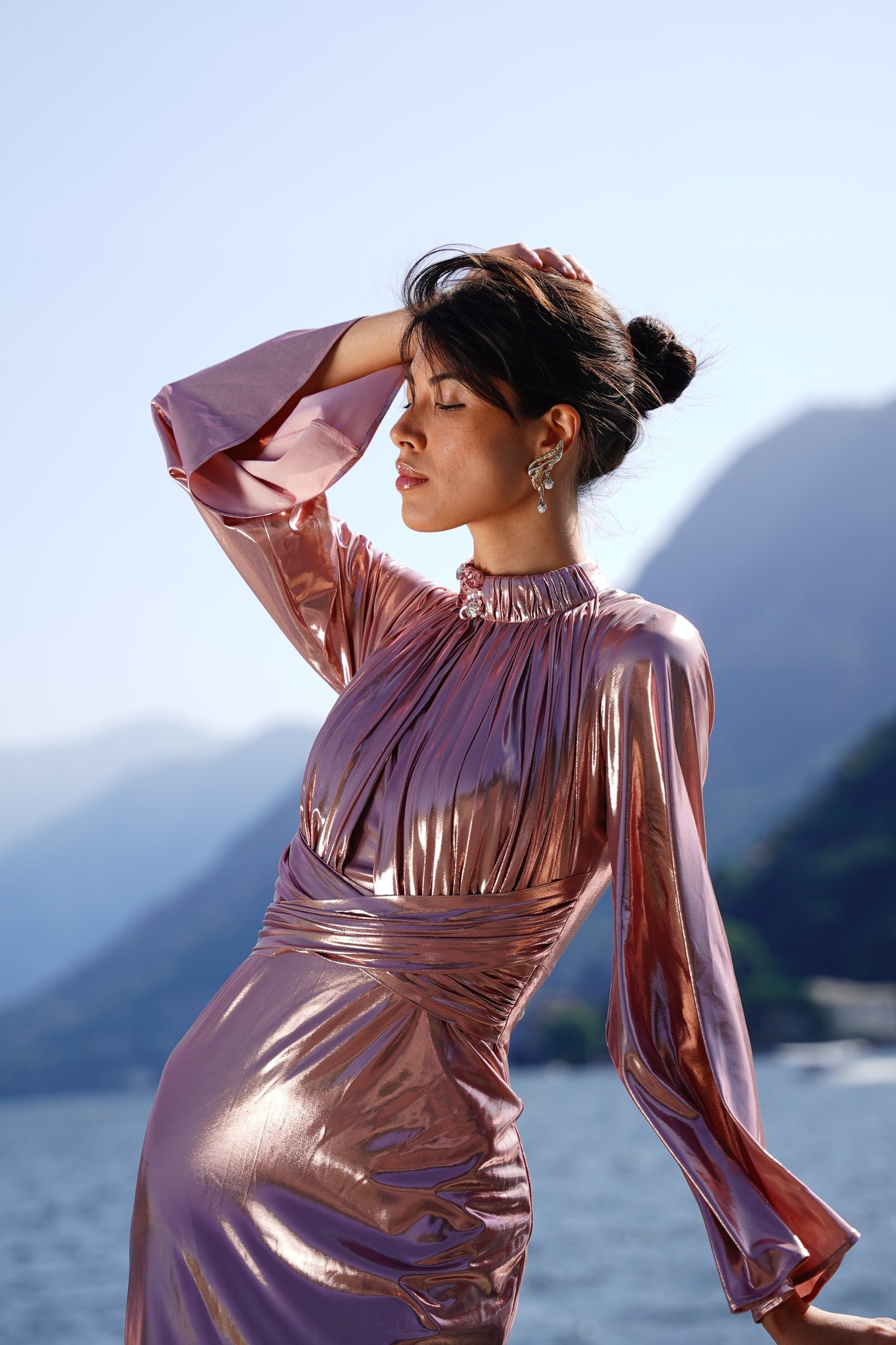Draped Maxi Dress