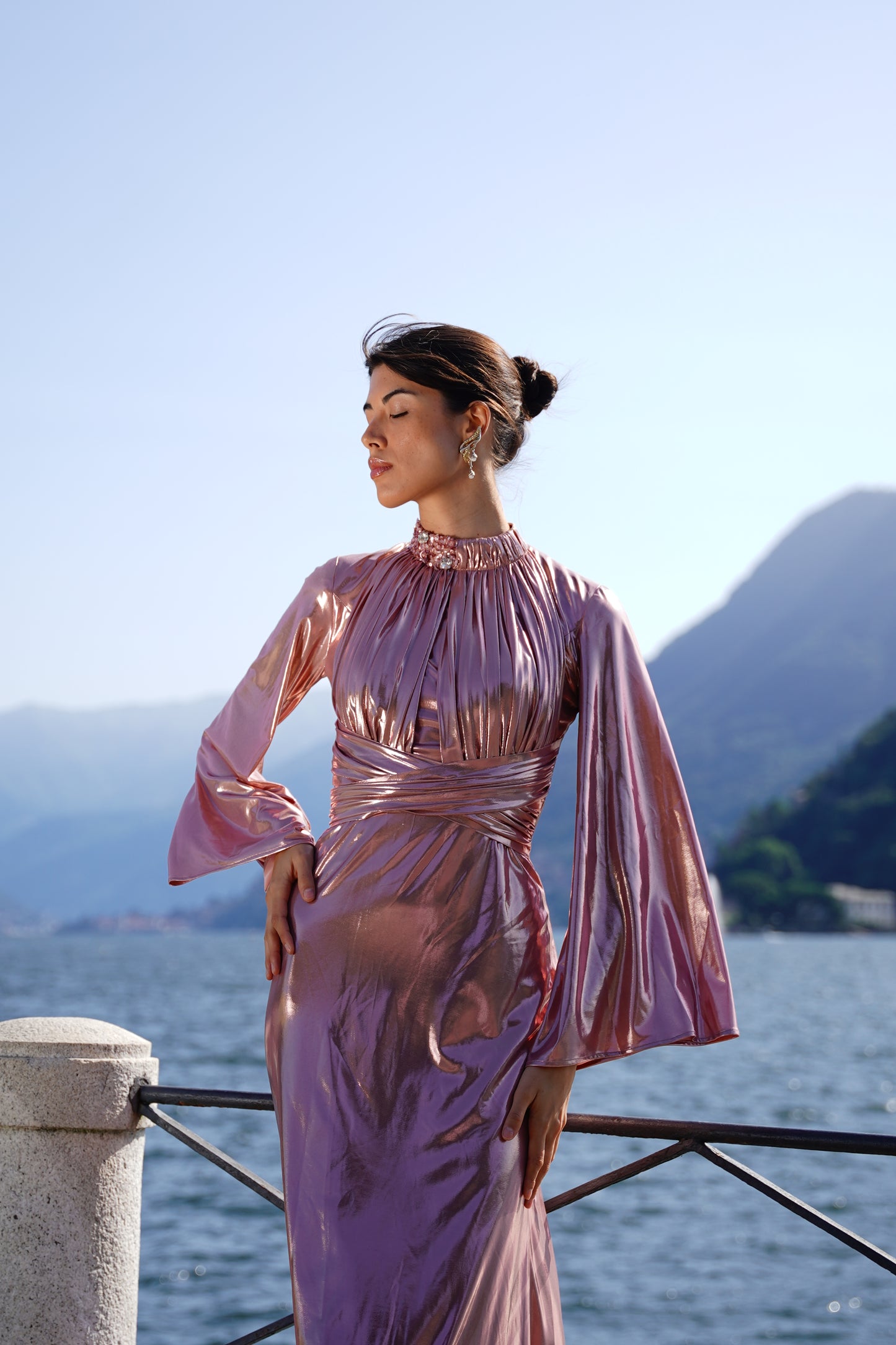 Draped Maxi Dress