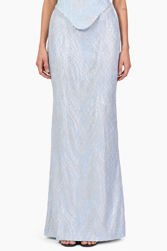 Maxi Brocade Skirt