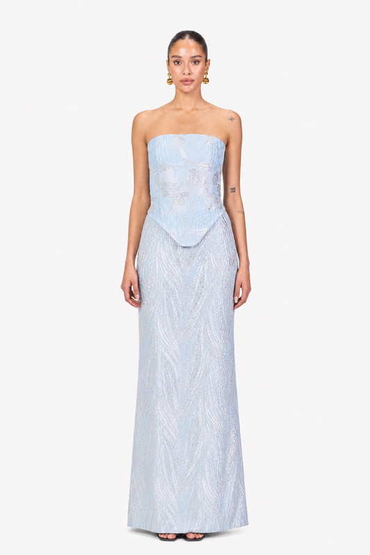 Maxi Brocade Skirt