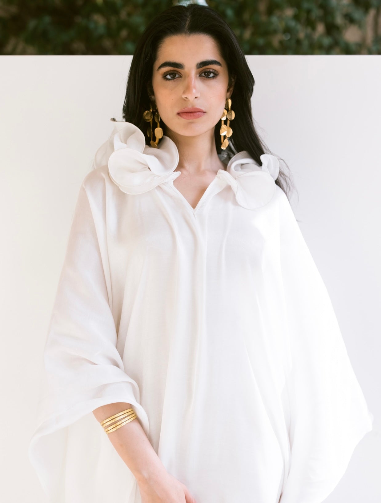 Breezy Kaftan with Ruffle Detail